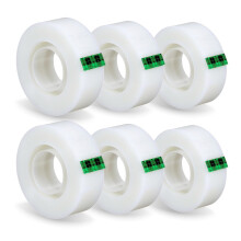 Scotch Magic Tape, 6 Rolls, 19 mm x 33 m - General Purpose Sticky Tape for Document Repair, Labelling & Sealing