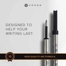 Cross 8523 Original Refill for Gel Ink Rollerball Pen, Medium Point, Suitable For Selectip Pens, 1 Pack, Black
