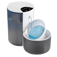 Fontaine à Eau Sans Fil pour Chats, Distributeur D'Eau pour Chiens, Abreuvoir Automatique Rechargeable