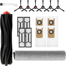 Vervangingsaccessoirekit voor de voor  S1 Pro/S1 Robotstofzuiger, Inclusief Onderdelen voor de Omni en S1 Robotstofzuiger, en 1 Rolmop