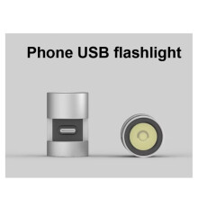 Portable Flashlight 230 High Lumens Phone USB Rechargeable Outdoor Torch Powerful Flashlight Pocket Flashlight