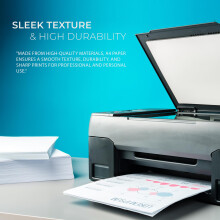 Scott 11 A4 Printer Paper - 500 Sheets - Smooth, Jam-Free, Bleed-Resistant - Works with Inkjet, Laser Printers & Copiers - Ideal for Home, Office, Sc