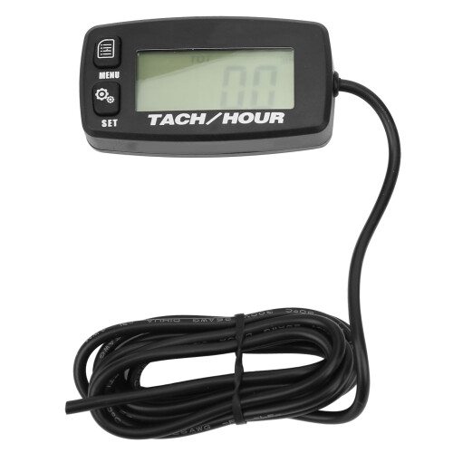 LCD Inductive Tachometer with Green Backlight