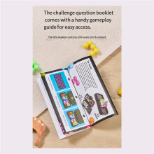3X 200 Challenges IQ 3D Puzzle Board Game Classic Pyramid Plate Pearl Logical Mind for Children Pyramid Beads
