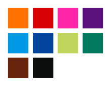 STAEDTLER 351 C10 Lumocolor Whiteboard Marker, Bullet Tip 2.0mm Line Width - Assorted Colours (Card Pack of 10)