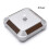 2X Rotating Display Stand 360 Degree Solar Power Rotating Turntable Display Stand Silver 4