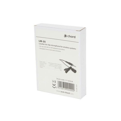 Chord Cardioid Lavalier Microphone 1