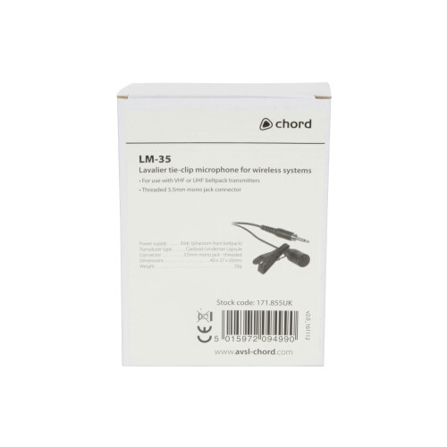 Chord Cardioid Lavalier Microphone 2