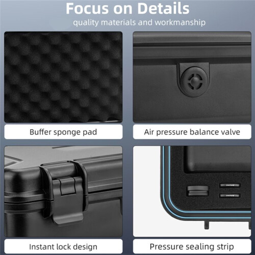 BRDRC for  OSMO POCKET3 Storage Box Waterproof Portable Case Protective Box Host Box Accessories Portable Safety Box 2