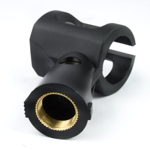 Tiger MCA84-BK Universal Microphone Clip with Rubber Grip and Thread Adaptor – Black 2