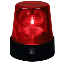 LED Strobe Light, 360 Rotating DJ Flashing Stage Lights, Stage Strobe Warning Beaco-n Siren, Disco Party Rotating Lamp with Switch Control for Home
