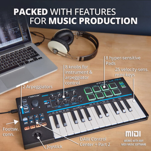 Nektar Impact LX Mini, Black 2