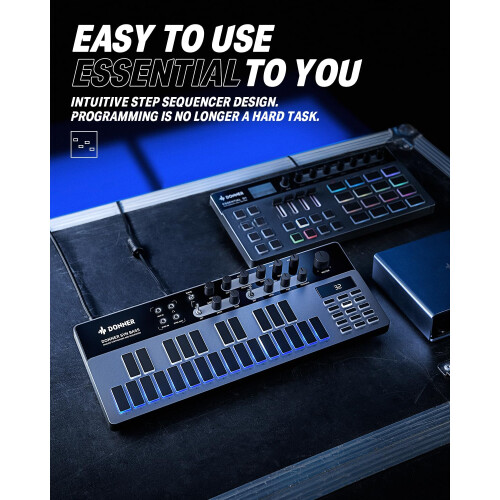 Donner B1 Analog Bass Synthesizer and Sequencer 2
