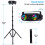 5-in-1 Disco Lights with Tripod Stand, LED DJ Party Light with Remote 5