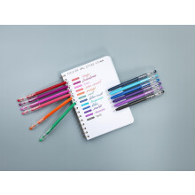 PILOT FriXion Ball Stick 07-0.7mm Nib Tip - Erasable Gel Ink Pens - In Envelope Gift Packaging (Professional Wallet of 5)