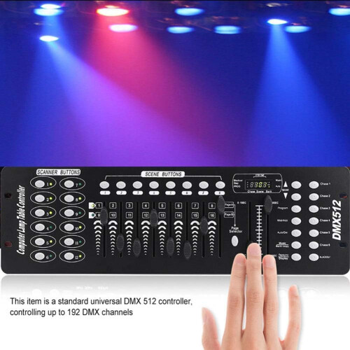 Erreyht DMX controller, 192 channels DMX512 controller console 240 scenes for MI 1