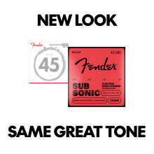 Fender Super 7250 String Set For Electric Bass, 045/105 Gauge, Long Scale, Nickel Plated