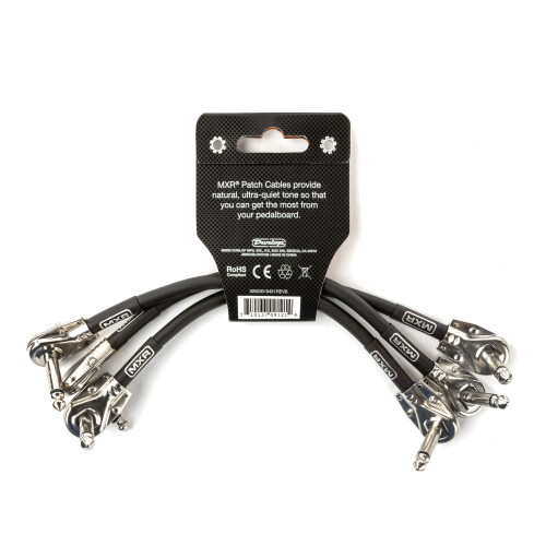 MXR 3PDCP06 Cable - Patch Cable 6 Inch - 3 Pack,Black 1