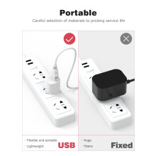 Power Cable Compatible with Hive Hub, Mellbree 2M Replacement Power Supply DC Charger Cable Compatible with Hive Hub, Hive Thermostat,Nano Hive Hub V