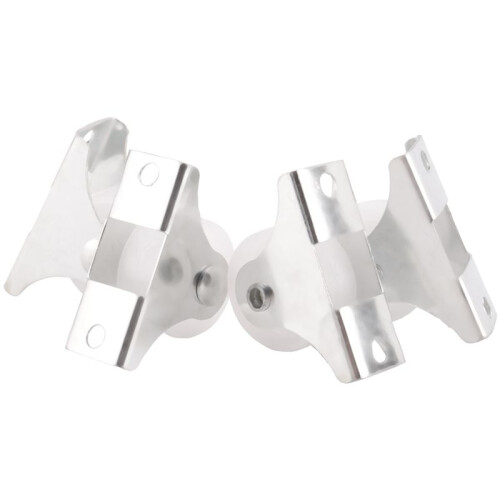 80 Pcs White Plastic 25mm Diameter Furniture Replacement Caster Wheel 2