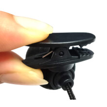zdyCGTime 3.5mm Audio Male to Mini lavalier Lapel Tie Clip-on Portable Microphone for Mic System,Voice Amplifier,Speakers,Teachers, conferences, spee