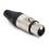 Neutrik | 3-pole XLR Line Socket | NC3FXX,Silver, Black 2