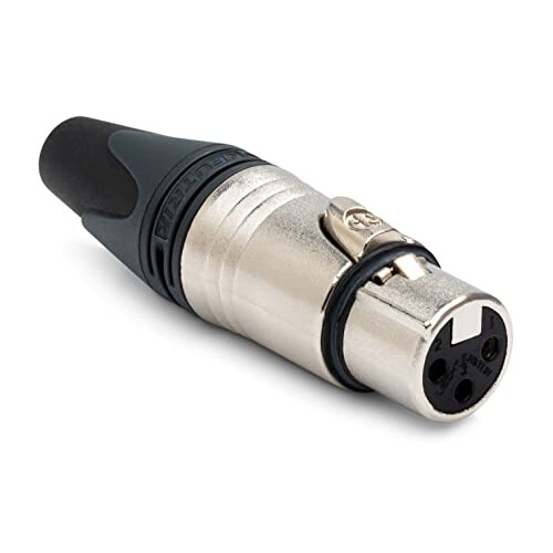 Neutrik | 3-pole XLR Line Socket | NC3FXX,Silver, Black 1