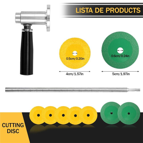 7Inch Inside PVC Pipe Cutter Tool for Drill, Adjustable Depth Internal Pipe Cutter with Handle and Grit Wheel 1