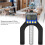 Electronic Digital Depth Gauge Height Depth Digital Display Woodworking Ruler Measuring Tool 0-80mm 2