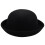 2Piece Melon Bowler Hat Hat Bowler Hat Bowler Hat  Hat Chaplin Hat Riding Hat (Black) 3