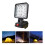 Refletor de Trabalho com 18 LEDs, Ideal para Trabalhos Externos, Pesca e Emergências, Compatível com Baterias de Lítio para . 2