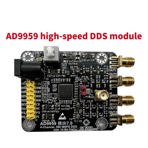 OpenSourceSDRLab AD9959 Module, High-Speed DDS Module, Four Channels, 200M with 4 RF , Signal Generator 1