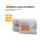 Universal Wire Conductor Connector Boxed Electrical Cable Splitter Quick Compact Type Terminal Block with Lever 52PCS 3
