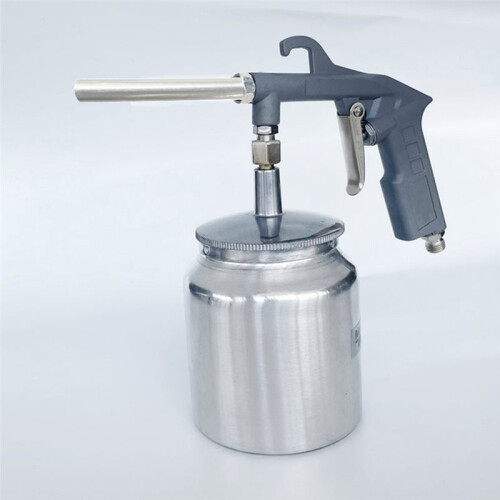 Portable Pneumatic Sandblaster 750ml, 0.4bar Handheld Sandblasting Tool for DIY Home Use 1