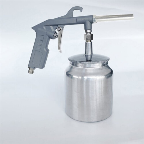 Portable Pneumatic Sandblaster 750ml, 0.4bar Handheld Sandblasting Tool for DIY Home Use 2