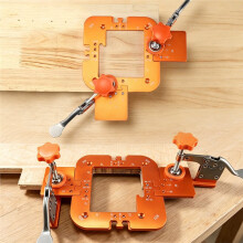 Aluminum Alloy Handle-Free Grooving Curved Moulding, U-Channel Positioning, Woodworking Grooving Auxiliary Positioner