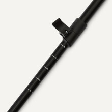 Black Trekking Poles, Hiking Sticks with Quick Lock, EVA Grip & All-Terrain Accessories Adjustable Aluminum