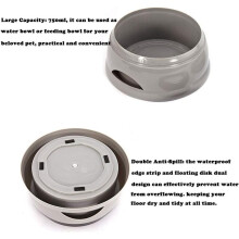 No Spill Dog Water Bowl, No Drip Dog Slow Water Feeder No Slip Vehicle Carried Pet Water Dispenser for Dogs Cats