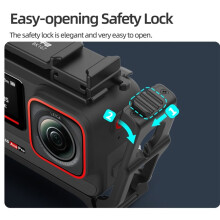 Kit de Poignée Street Grip pour Ace Pro 2/1 : Poignée à Dégagement Rapide, Cage de Protection pour Déclencheur à Distance