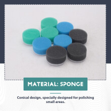 Detail Polisher Pad,Buffing Pad Kit for Polisher Electric Drill Rotary Tool,Polishing Pad for Small Areas Polishing