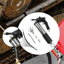 Greases Tool Set High Pressure Lubrication Metal with Flexible Hose for Professional Use