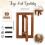 10Pcs Rustic Wood Lantern Centerpieces, Foldable Wedding Table Decorations 6