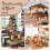 10Pcs Rustic Wood Lantern Centerpieces, Foldable Wedding Table Decorations 2