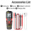 ANENG M129 Digital Multimeter Auto Range 4000 Counts Rechargeable NCV AC  Voltage Resistance Meter with Flashlight 2