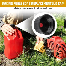 Bensinkannalock, för Racing Fuels 3042 Ersättningskannalock för de Flesta 5-Gallons Bränslekannor, Bensindunkar, Bränsletanklock - 2 St.