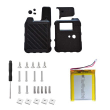 Kit Boîtier et Batterie 3000 MAh pour Carte de Développement pour Wio Tracker L1 - Boîtier Complet avec Protection D'Écran - Noir