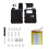 Case and 3000mAh Battery Set for Wio Tracker L1 Development Board - All-in Enclosure Screen Protection Shell Black 1
