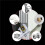 Adjustable Wrench 6-75mm - Multifunctional Aluminum Alloy Spanner for Diverse Plumbing Tasks Silver 2