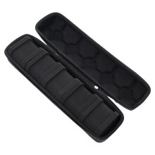 5 Slots Hard Watch Box Storage Organizer Soft Foam Pillows Watch Box Organizer Watch Case Fit to 61mm Face Size Watch