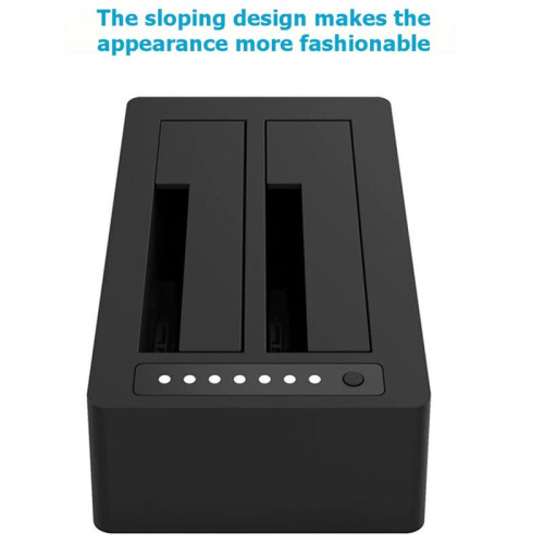 Solid State Drive Socket 2.5-Inch Dual Bay Universal Hard Drive Case Base USB3.0 Clone Base 2